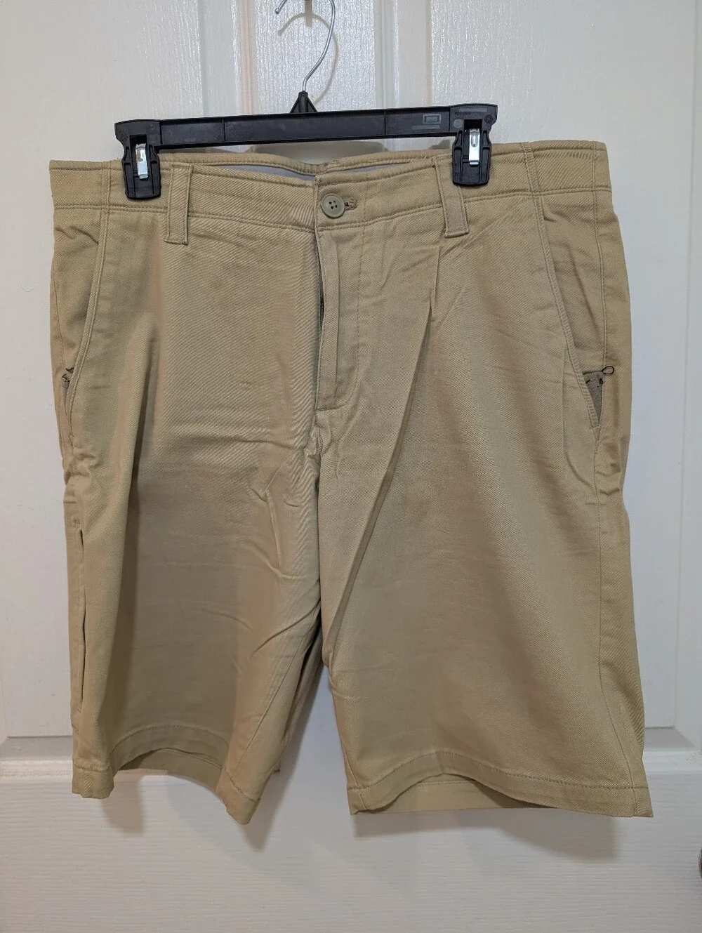 Orvis Casual Khaki Shorts | Size 34 | 100% Cotton